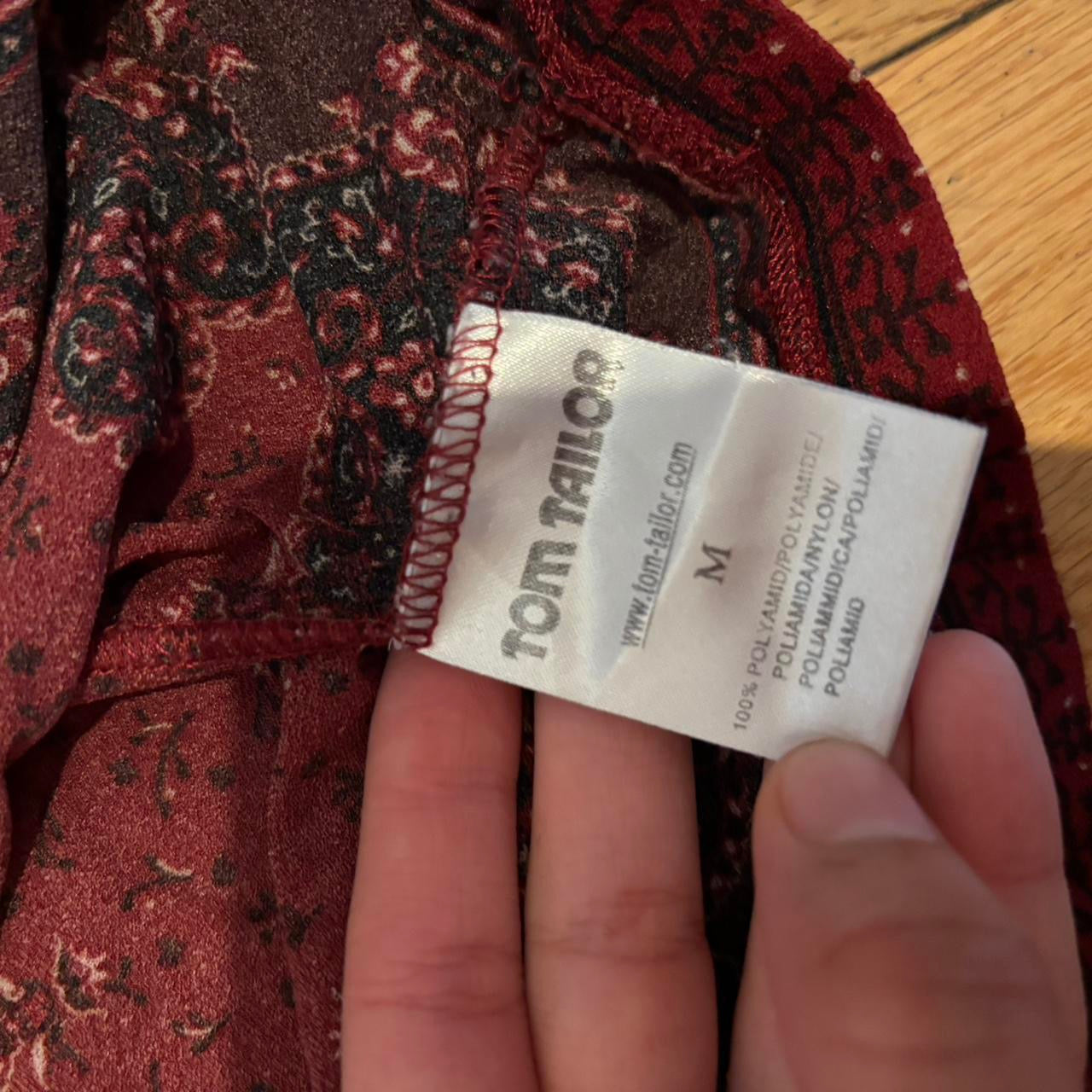 90s goth paisley long sleeve