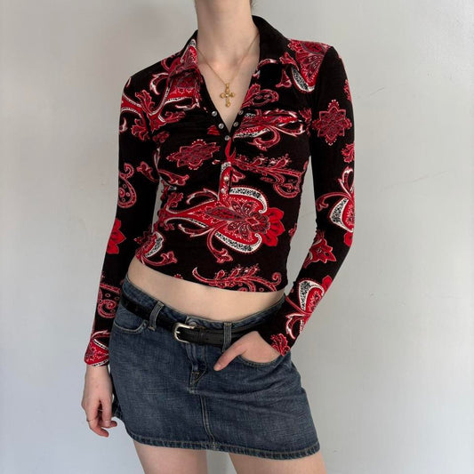Paisley Button Down