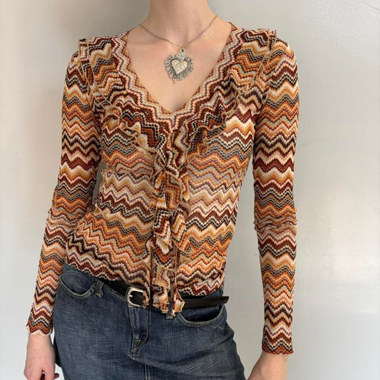 70s boho style blouse