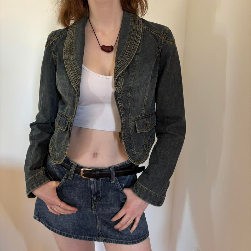 Denim Blazer Jacket