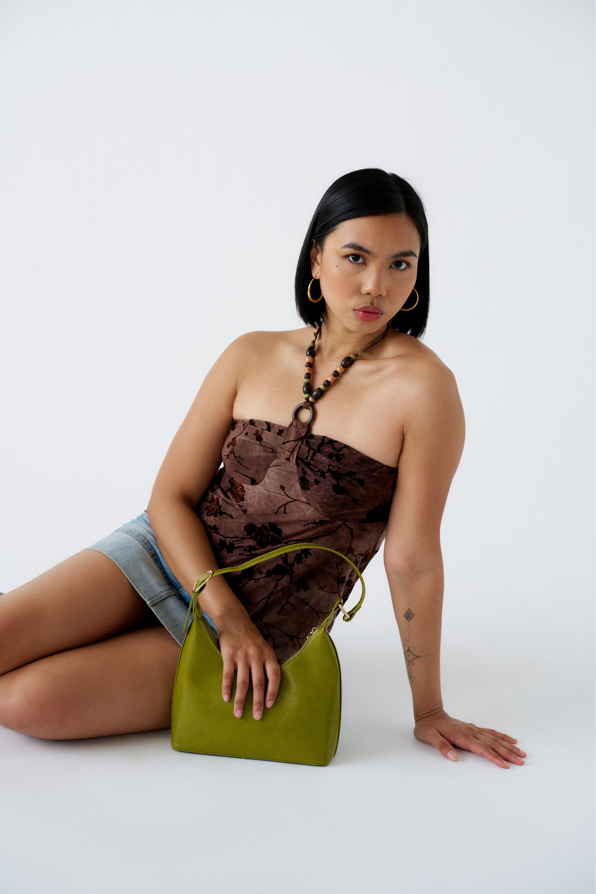 Olive Martini Shoulder Bag
