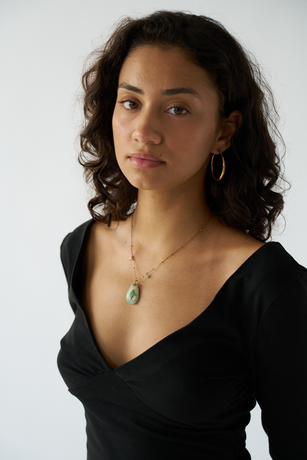 Santorini Sky Pendant Necklace