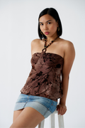 Mocha Muse Halter Top