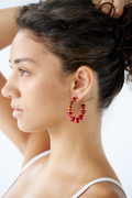 Boricua Bloom Hoops