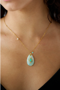 Santorini Sky Pendant Necklace