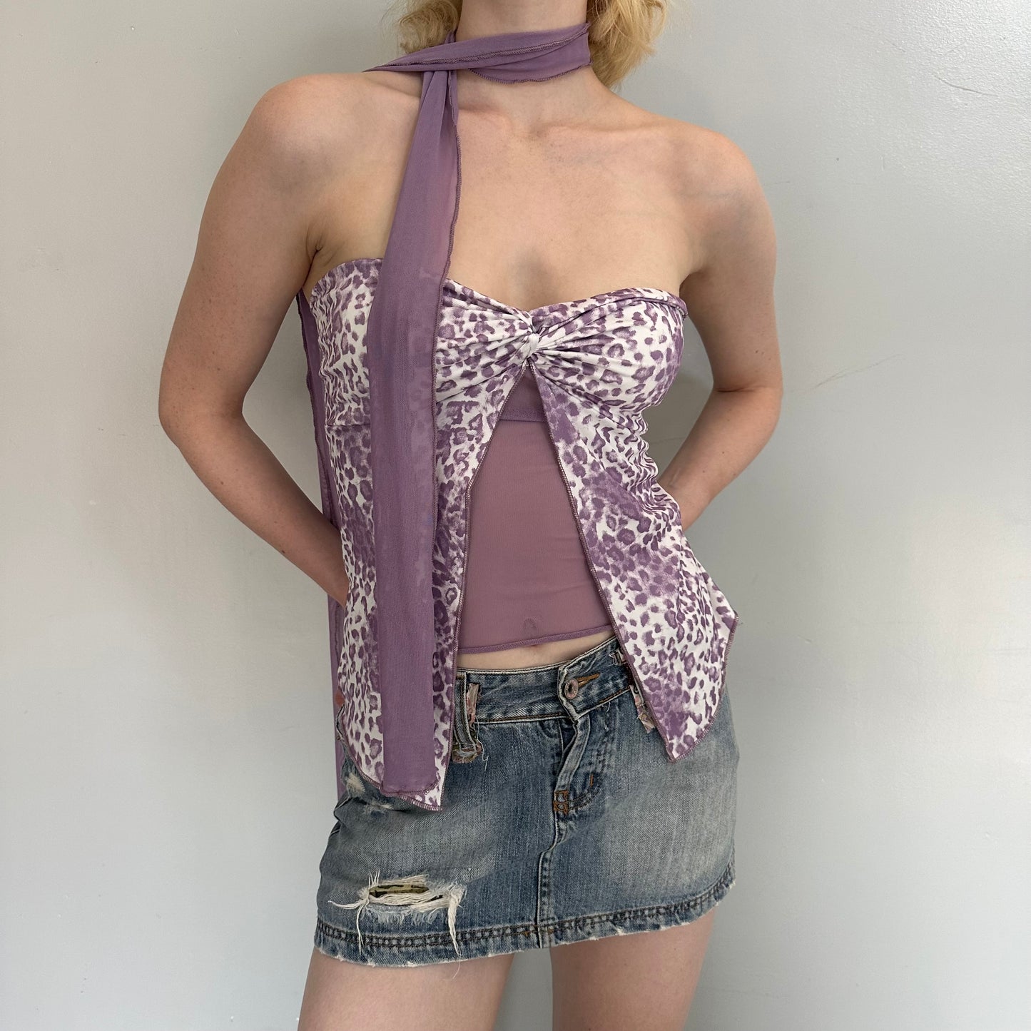Leopard Tube Top