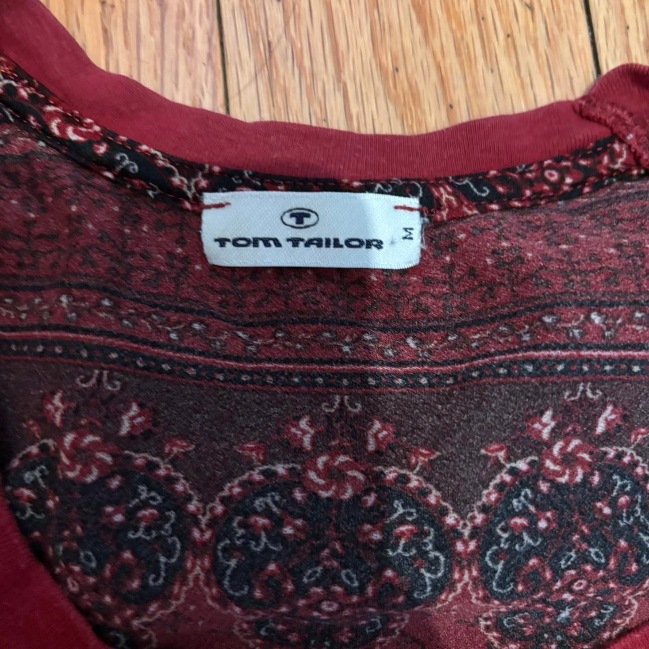 90s goth paisley long sleeve