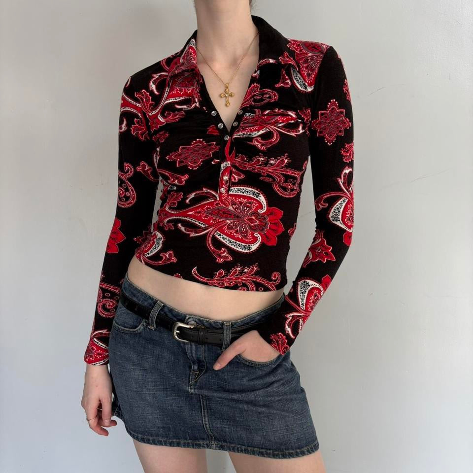 Paisley Button Down