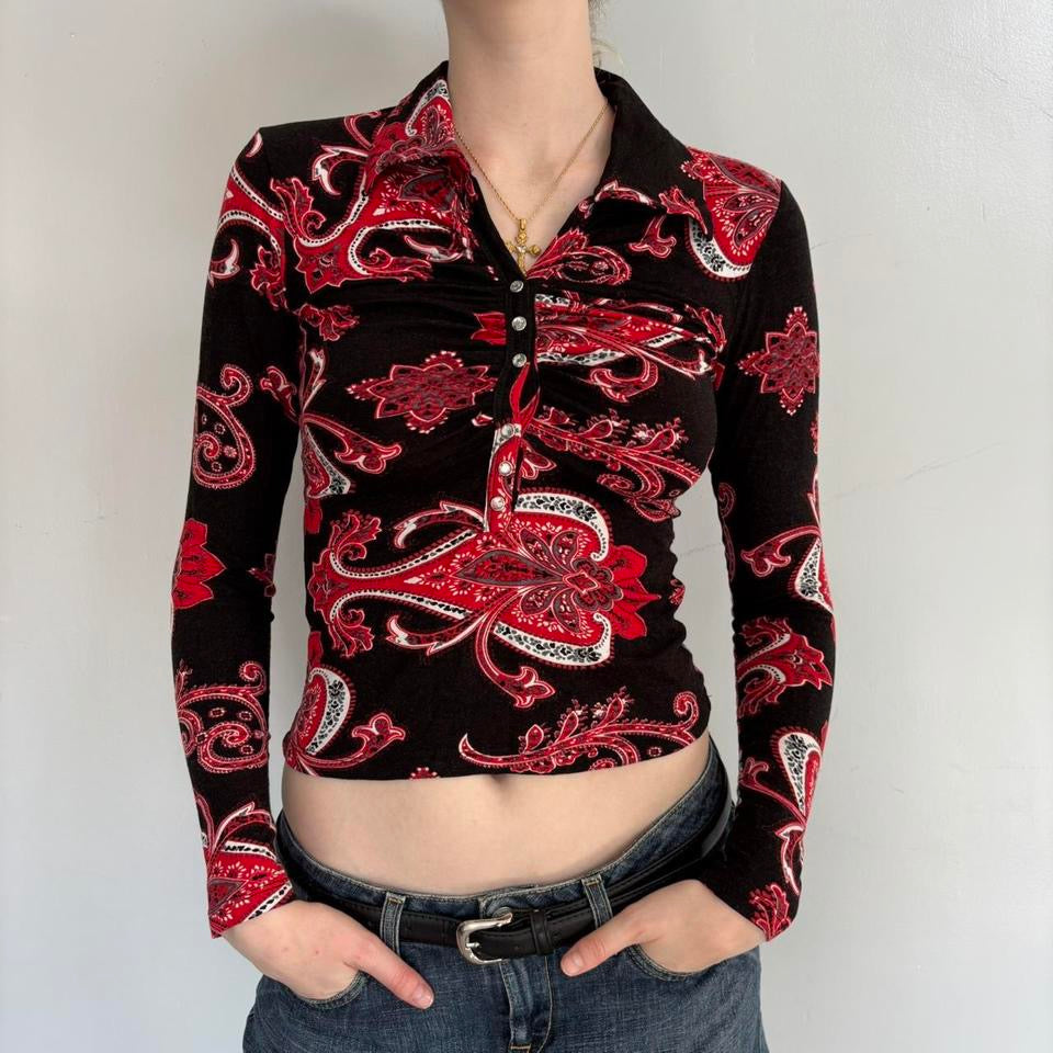Paisley Button Down