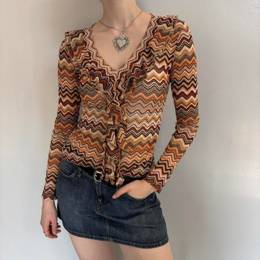 70s boho style blouse