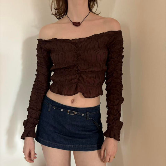 off the shoulder blouse