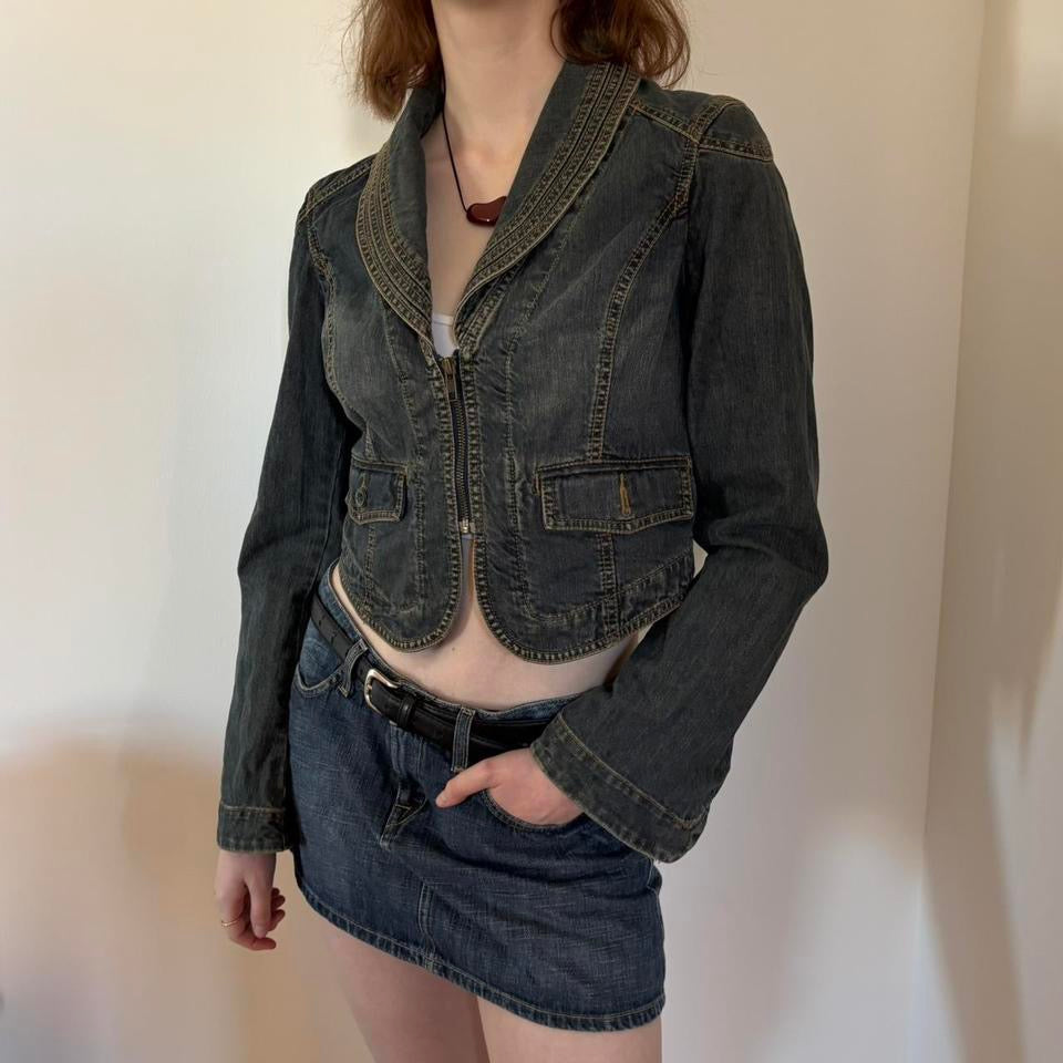 Denim Blazer Jacket