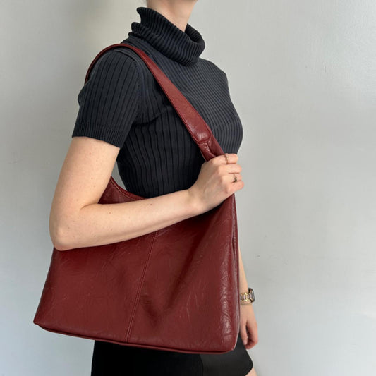 Burgundy Shoulder Bag