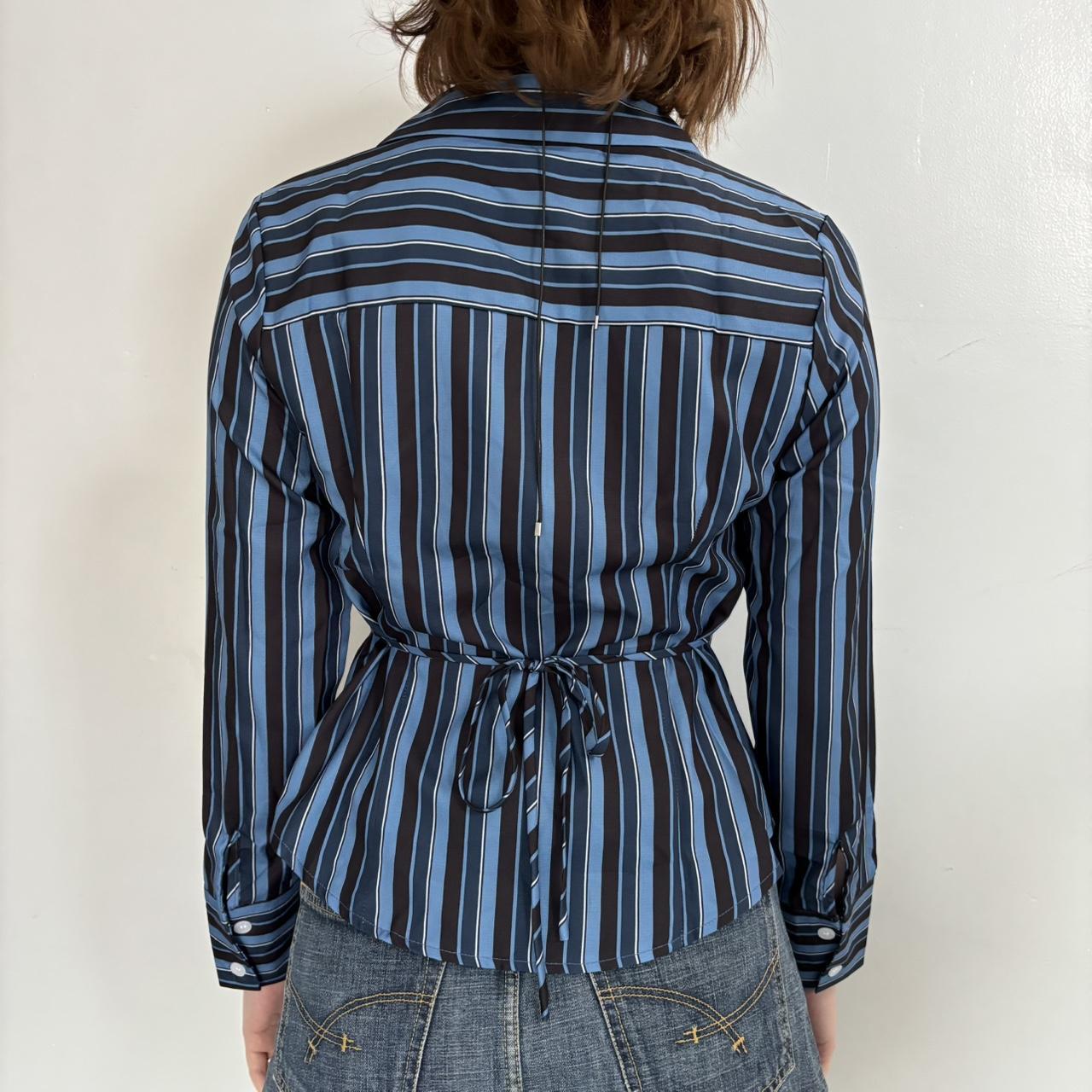 Blue Striped Button Down